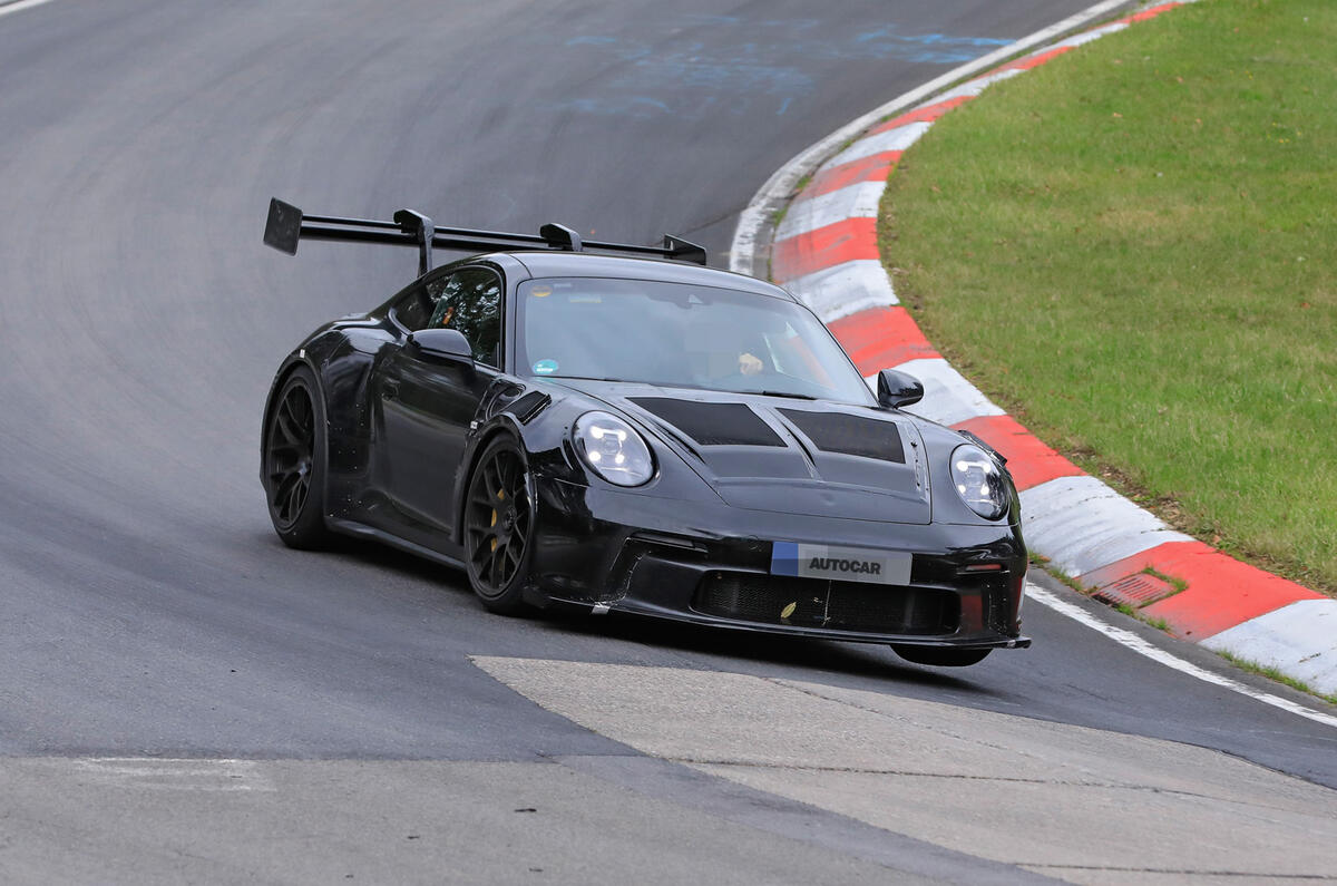 2020 Porsche 911 GT3 RS at the Nurburgring