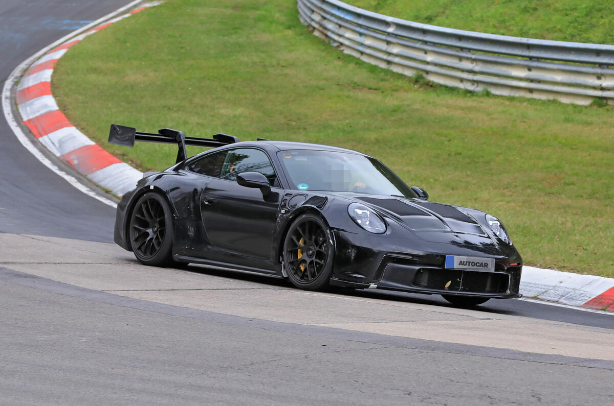 2020 Porsche 911 GT3 RS at the Nurburgring
