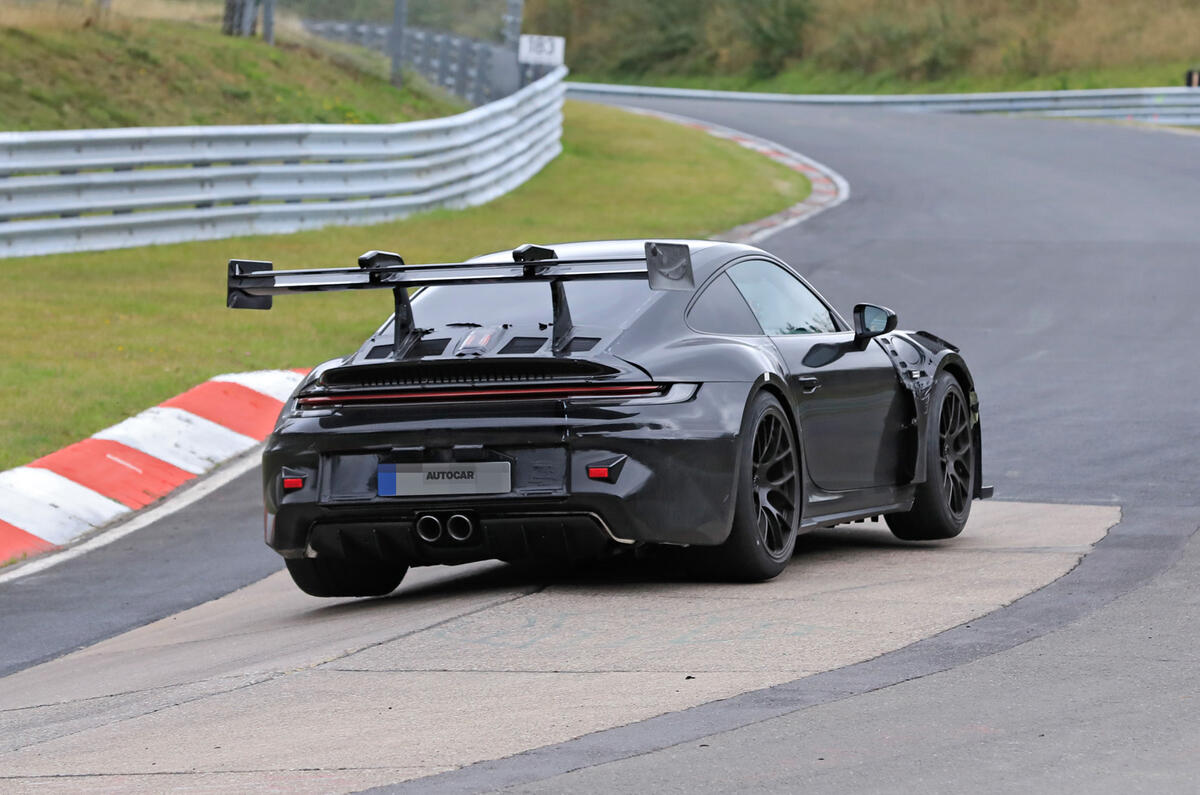 2020 Porsche 911 GT3 RS at the Nurburgring