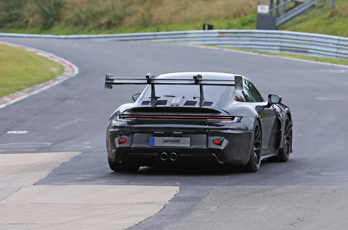 2020 Porsche 911 GT3 RS at the Nurburgring