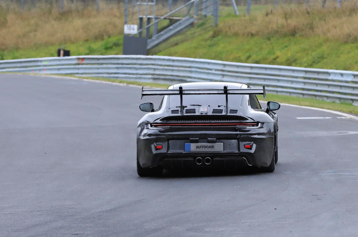 2020 Porsche 911 GT3 RS at the Nurburgring