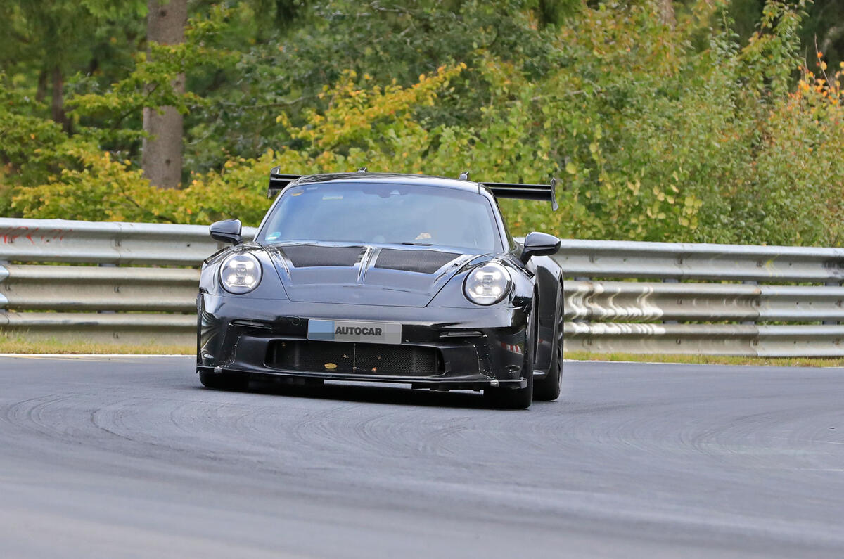2020 Porsche 911 GT3 RS at the Nurburgring