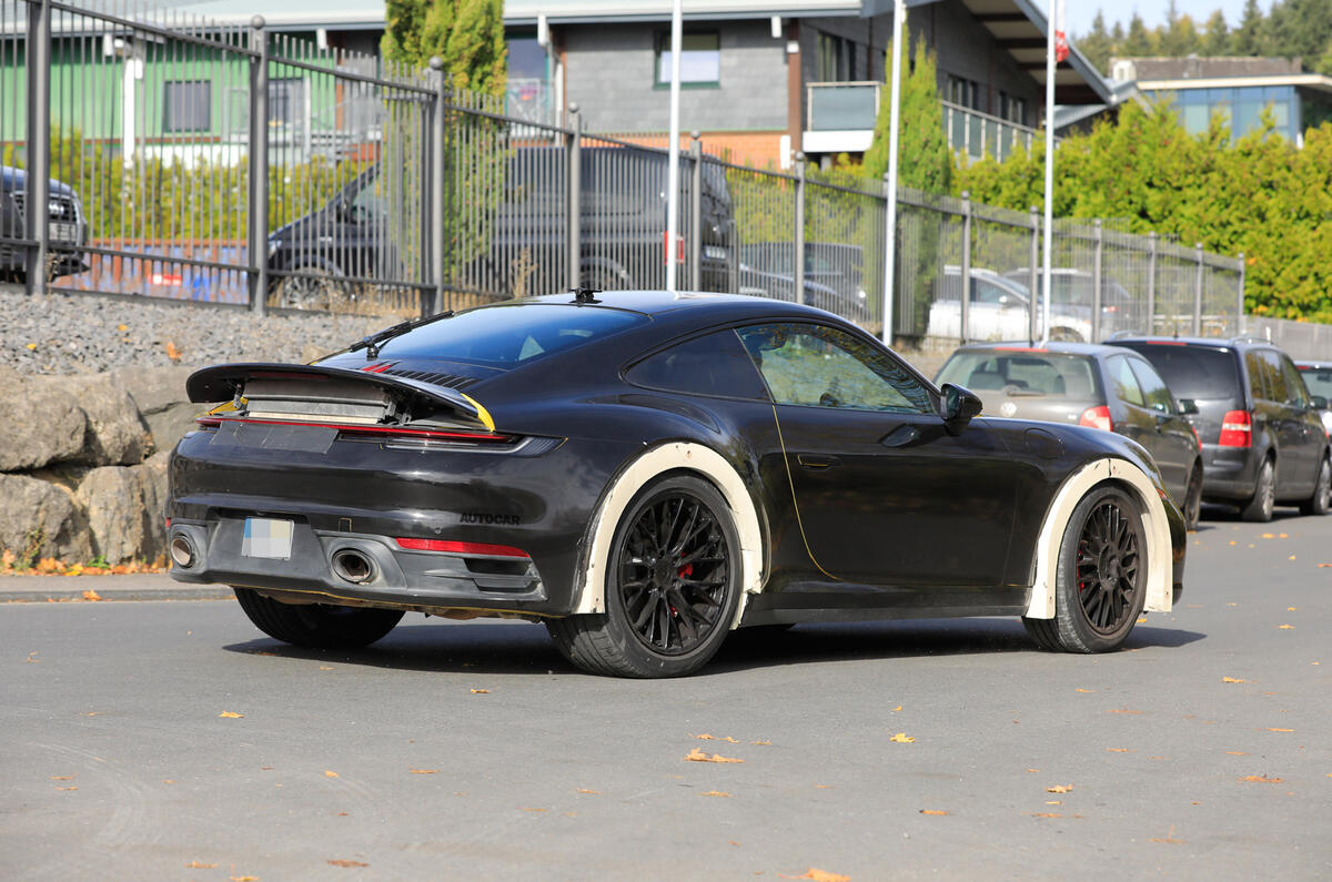2020 Porsche 911 raised prototype at Nurburgring 2020 Porsche 911 raised prototype at Nurburgring