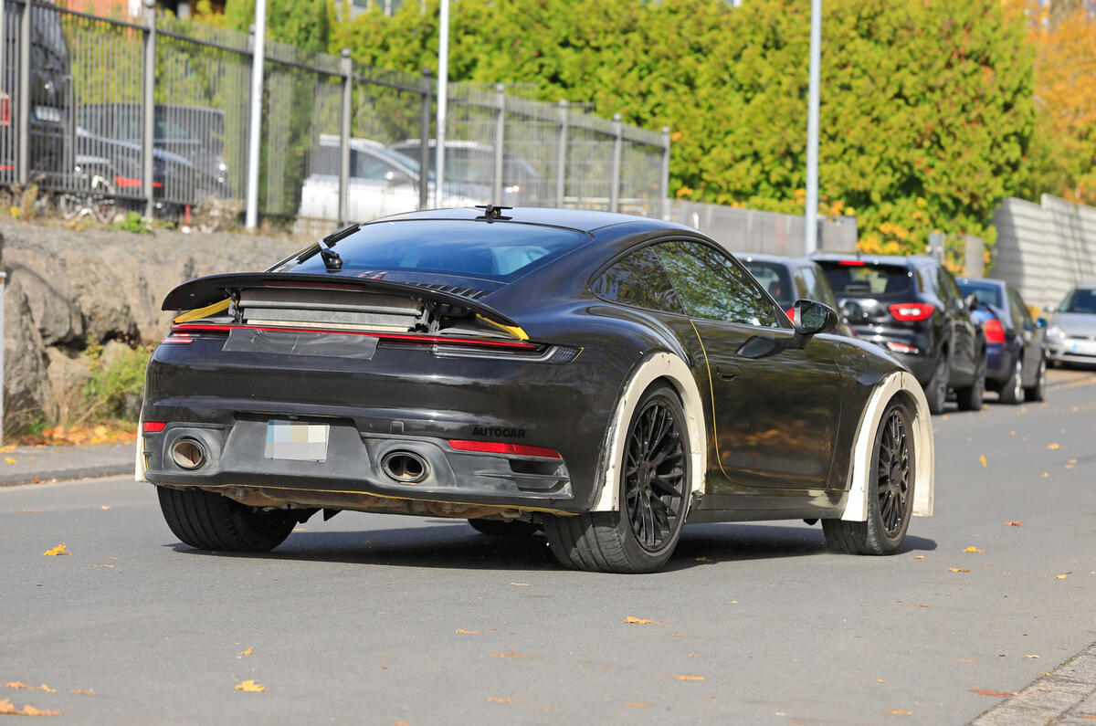 2020 Porsche 911 raised prototype at Nurburgring 2020 Porsche 911 raised prototype at Nurburgring