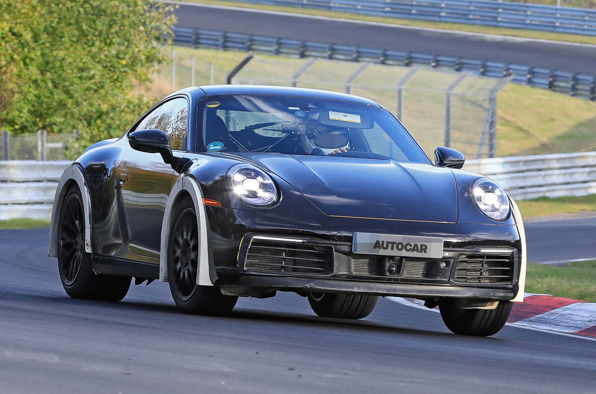 2020 Porsche 911 raised prototype at Nurburgring 2020 Porsche 911 raised prototype at Nurburgring