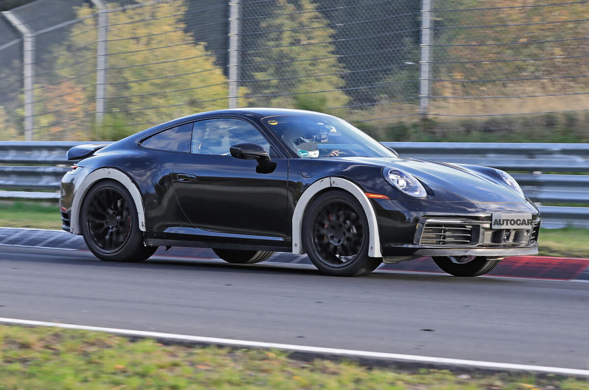 2020 Porsche 911 raised prototype at Nurburgring 2020 Porsche 911 raised prototype at Nurburgring
