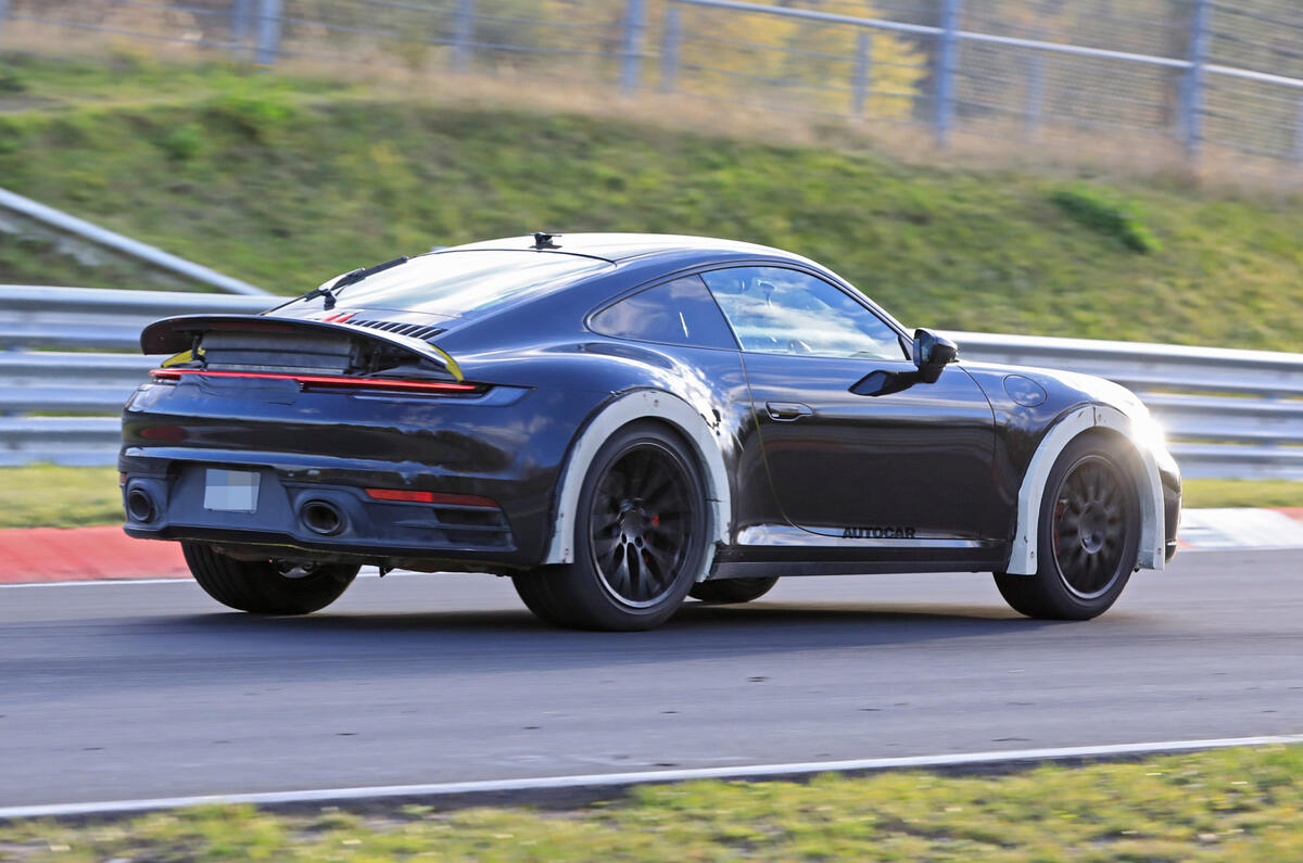 2020 Porsche 911 raised prototype at Nurburgring 2020 Porsche 911 raised prototype at Nurburgring