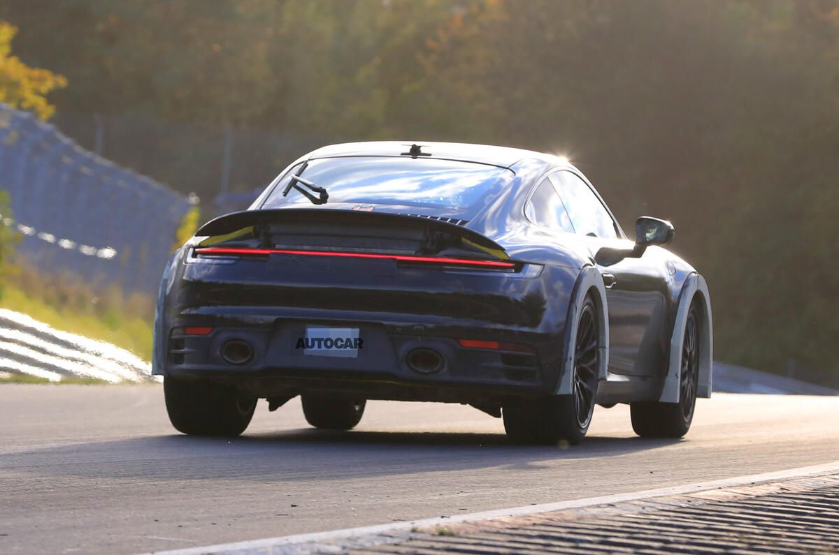 2020 Porsche 911 raised prototype at Nurburgring 2020 Porsche 911 raised prototype at Nurburgring
