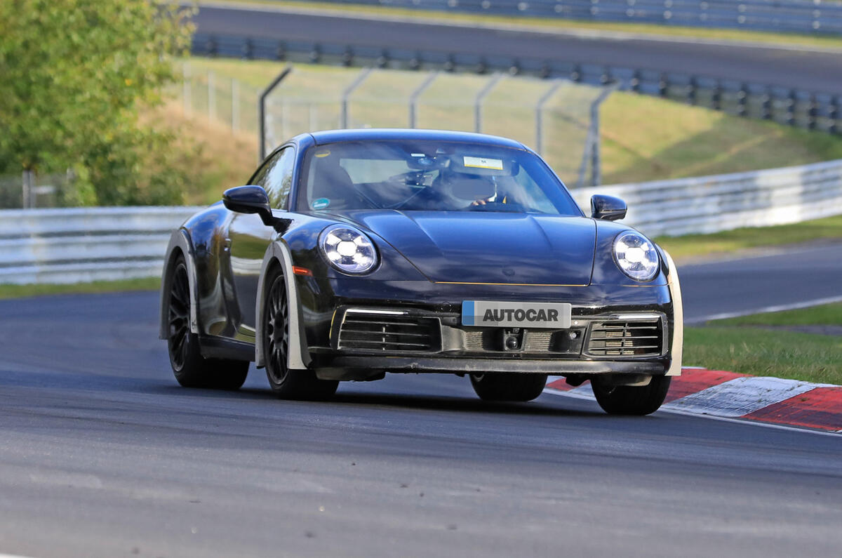 2020 Porsche 911 raised prototype at Nurburgring 2020 Porsche 911 raised prototype at Nurburgring