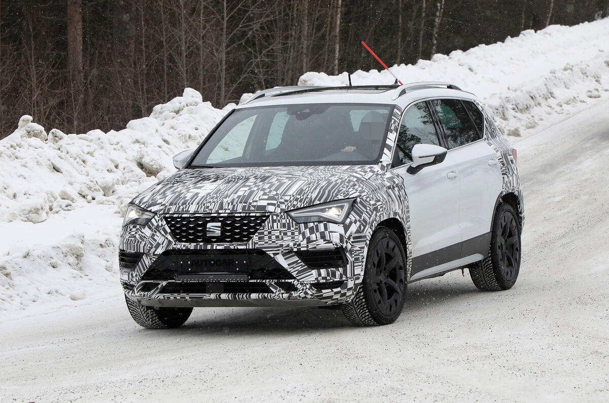 2021 Seat Ateca prototype winter testing