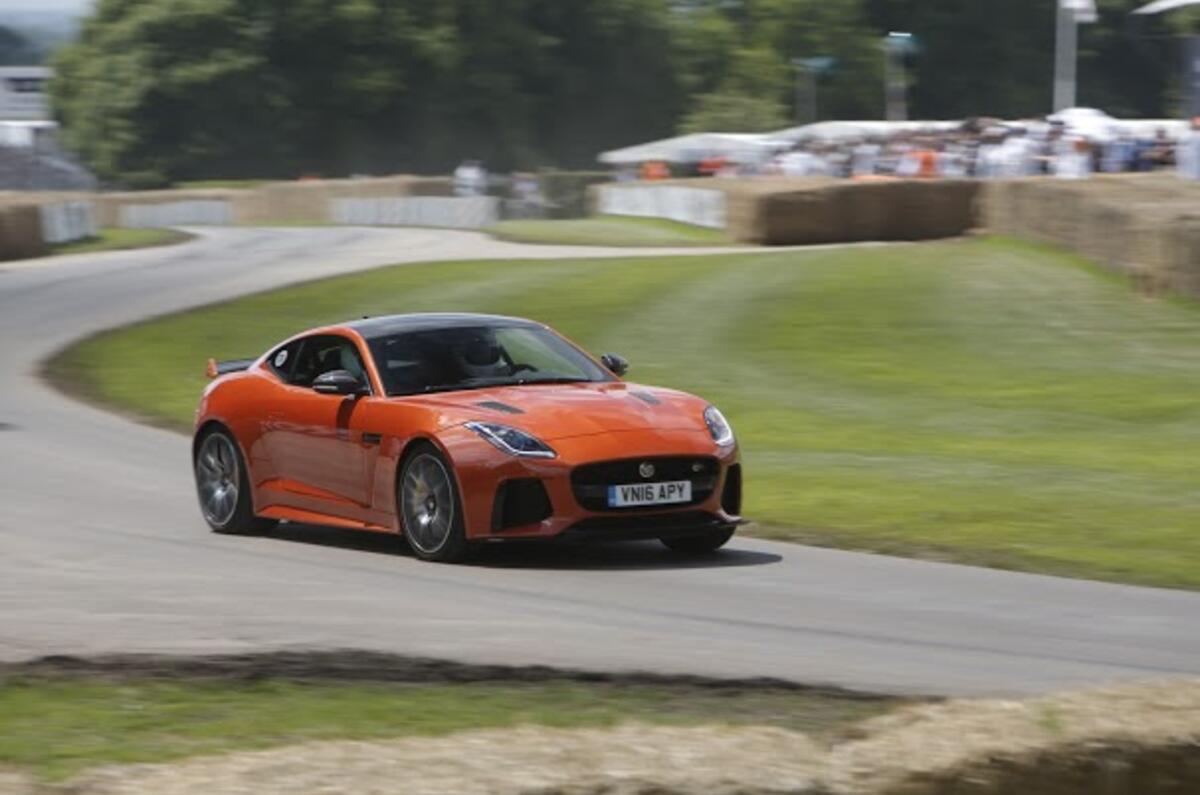 2016 Goodwood Festival of Speed Jaguar F-Type SVR