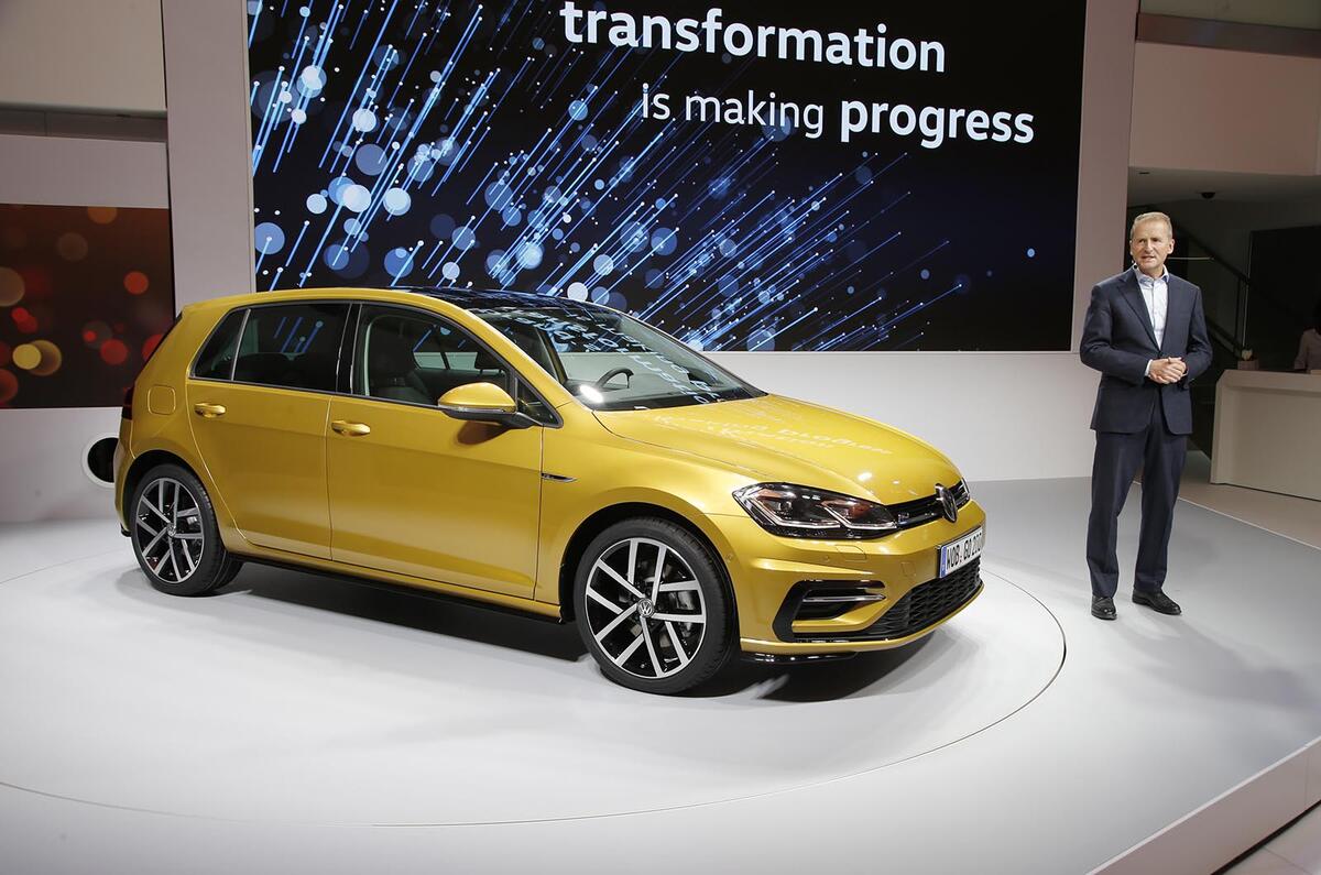 2017 Volkswagen Golf facelift revealed