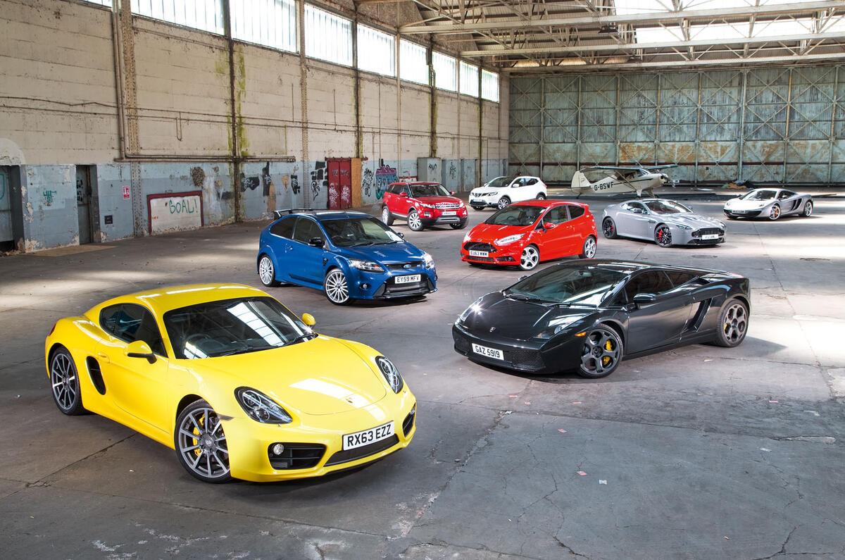 Supercar meet at Bicester Heritage