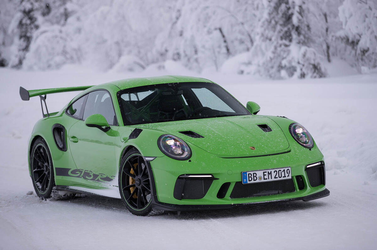 First ride: Porsche 911 GT3 RS 2018 on ice | Autocar