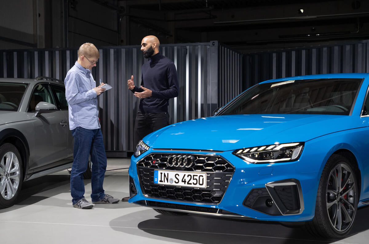 2019 Audi S4 press packet - with designer