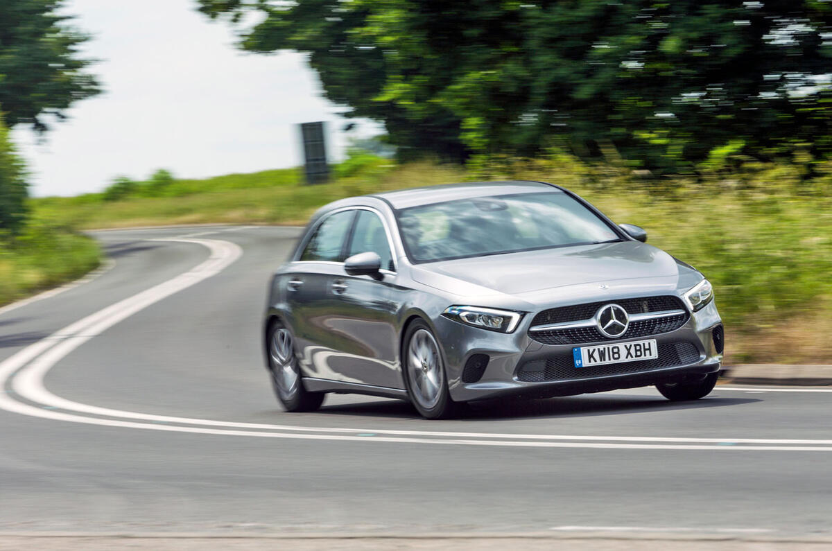 Mercedes-Benz A-Class cornering