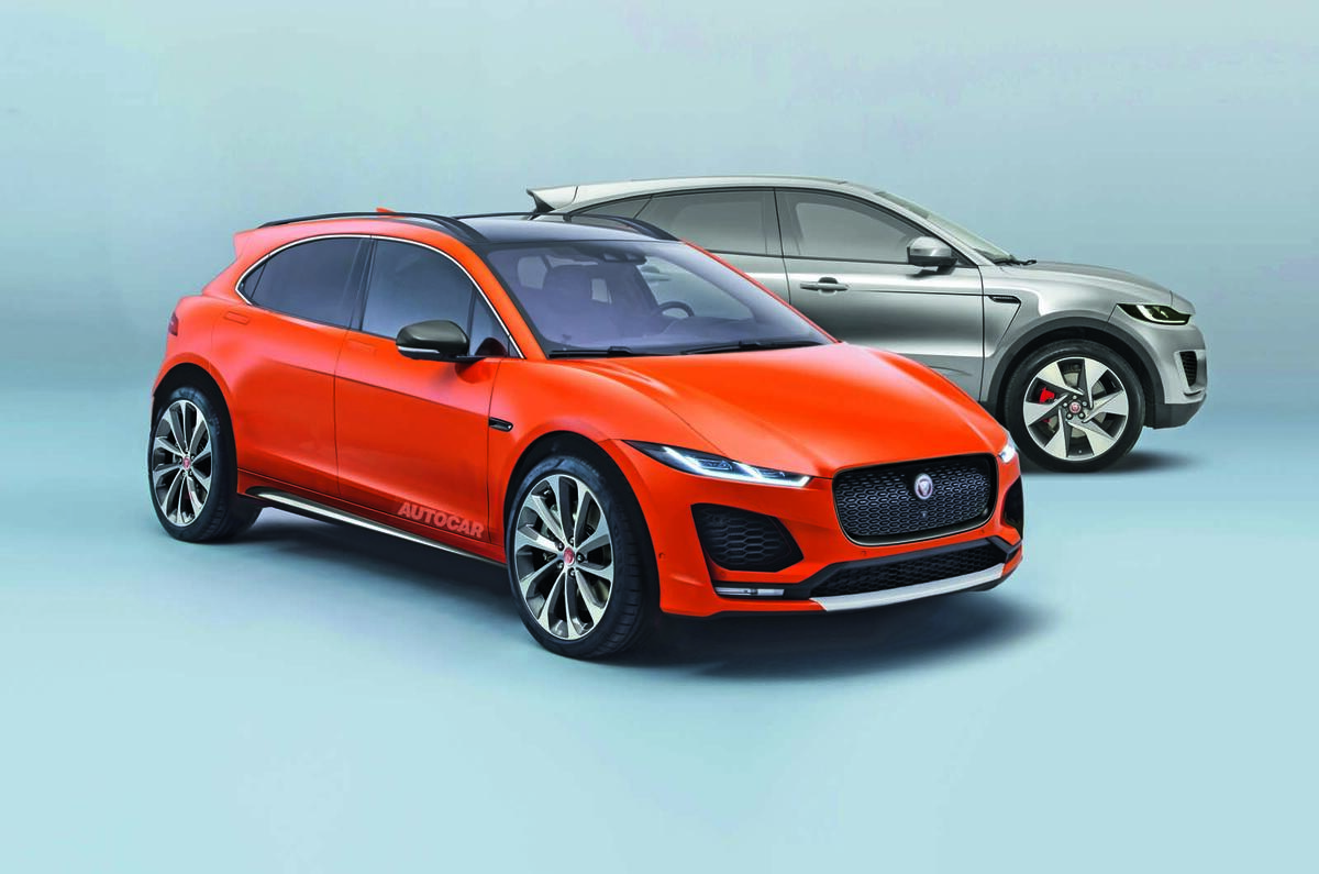 Jaguar A-Pace and B-Pace, as imagined by Autocar
