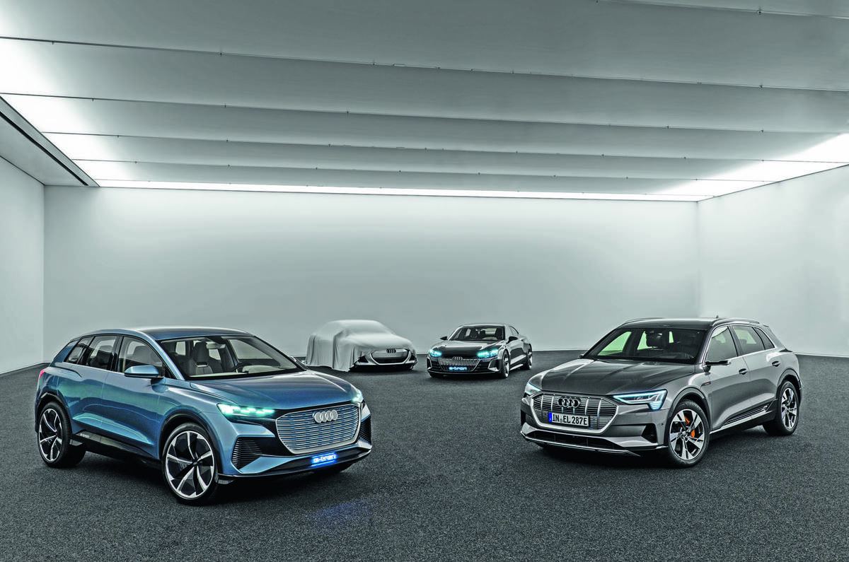 Audi EV line-up 