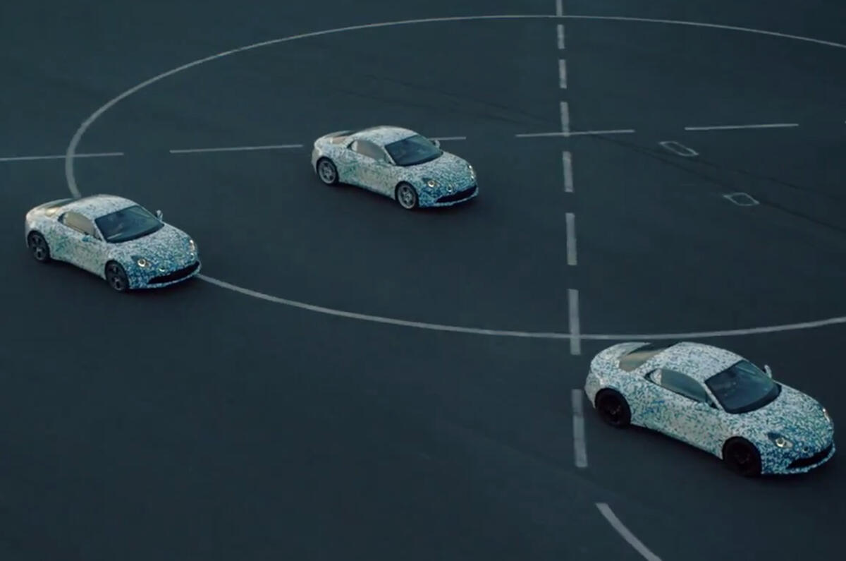 Alpine A120 leaked on video