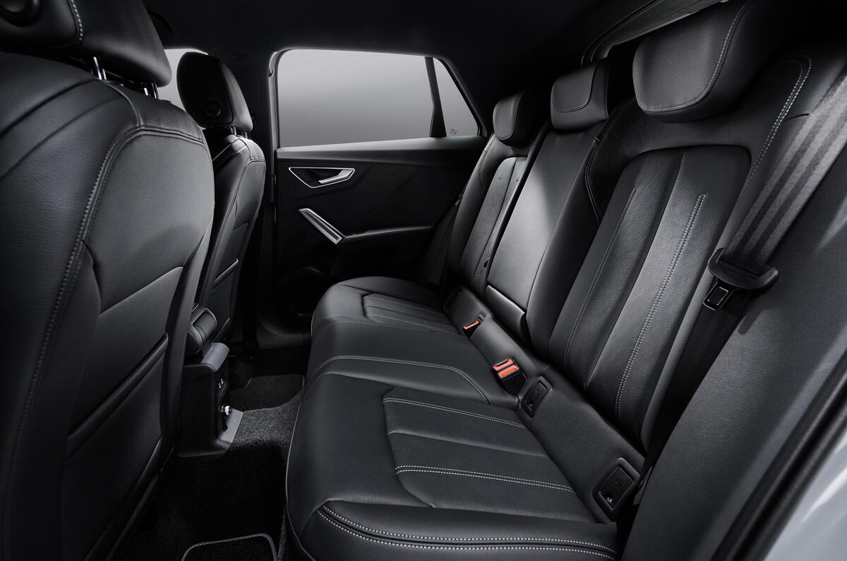 2020 Audi Q2 facelift - rear seats 2020 Audi Q2 facelift - rear seats