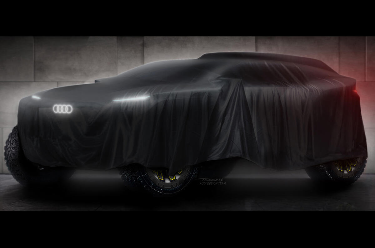 2022 Audi electric Dakar SUV