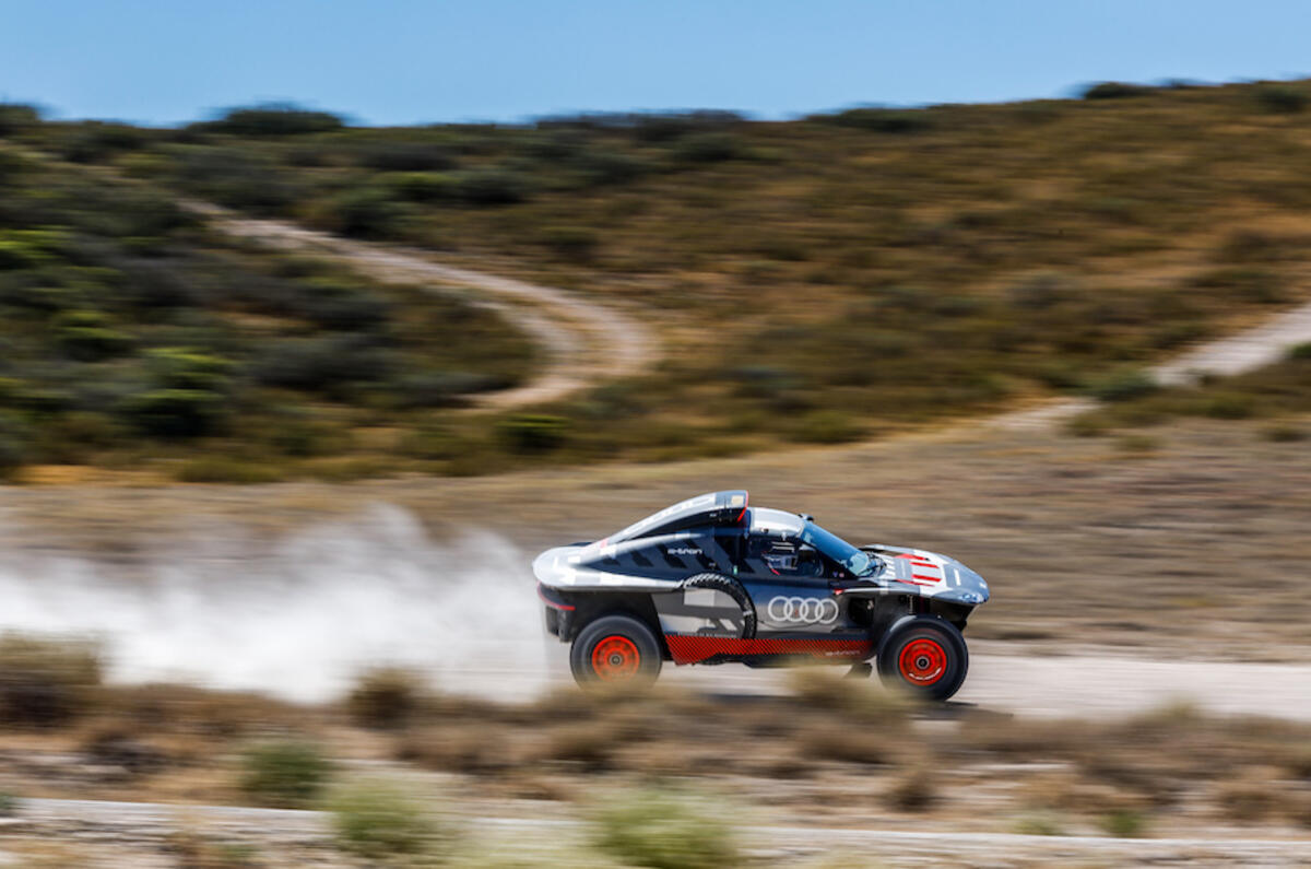 Audi has put the Audi RS Q e-tron E2 through a gruelling test programme for the 2023 Dakar Rally Audi has put the Audi RS Q e-tron E2 through a gruelling test programme for the 2023 Dakar Rally