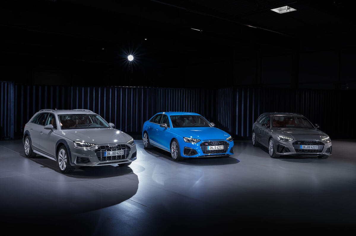 New Audi A4 range
