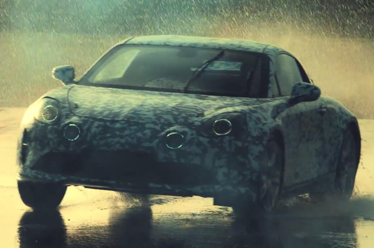 Alpine A120 leaked on video