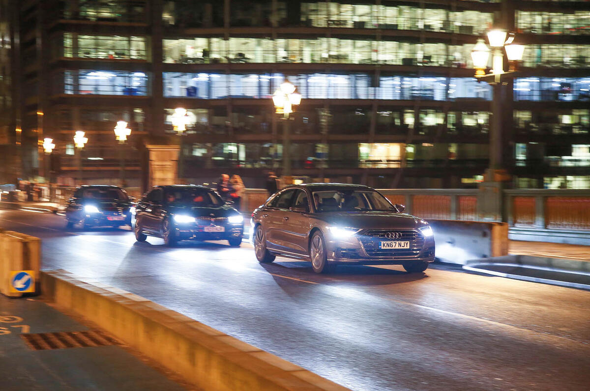 Luxury saloon showdown