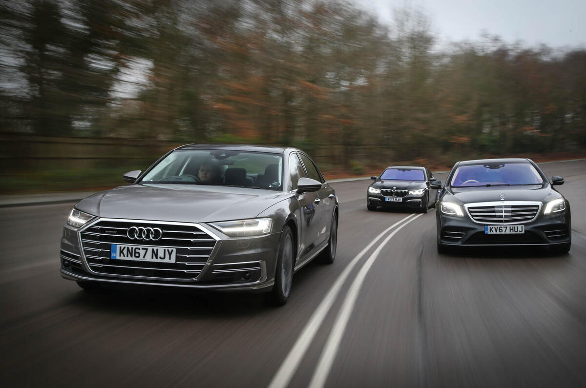 Luxury saloon showdown