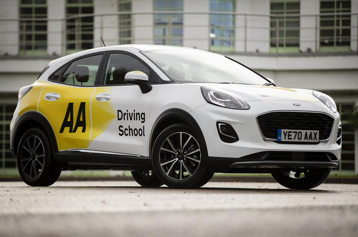 AA driving school Ford Puma