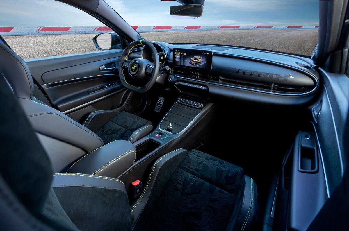 Abarth 600e interior
