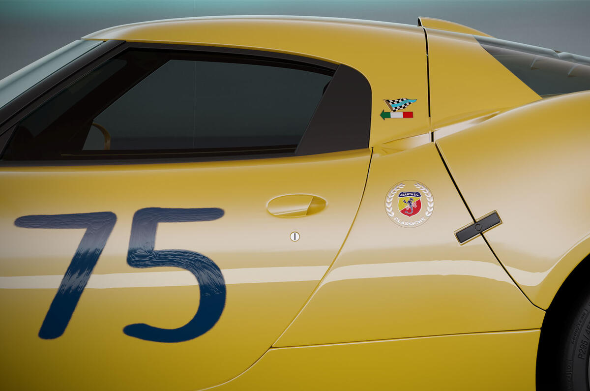 Abarth Classice 1300 OT side detail