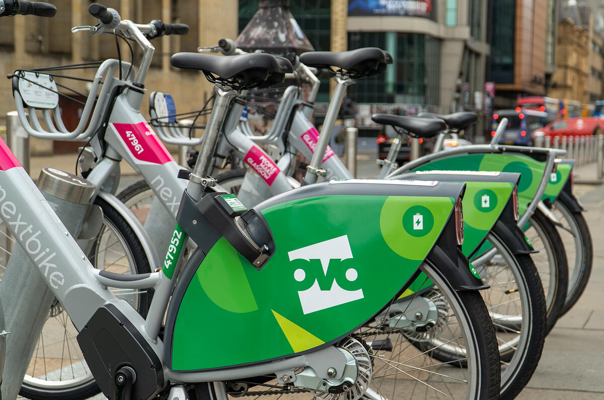 AC OVO Bikes Parked AC OVO Bikes Parked