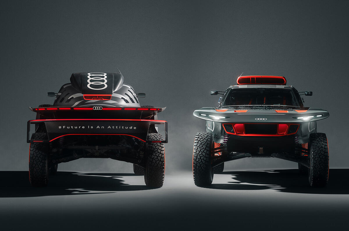Under its skin, the Audi RS Q e-tron E2 uses the same innovative quattro electric drive  Under its skin, the Audi RS Q e-tron E2 uses the same innovative quattro electric drive