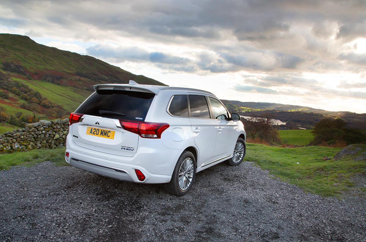 The Mitsubishi Outlander PHEV may be a plug-in hybrid, but it's also a capable off-roader The Mitsubishi Outlander PHEV may be a plug-in hybrid, but it's also a capable off-roader