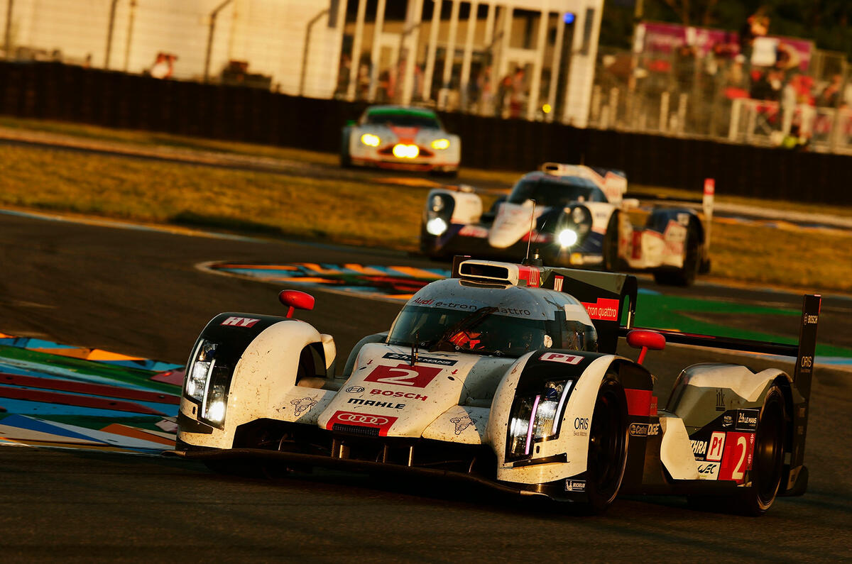 Audi blended quattro and hybrid electric power to win the 2012 Le Mans 24 Hours Audi blended quattro and hybrid electric power to win the 2012 Le Mans 24 Hours