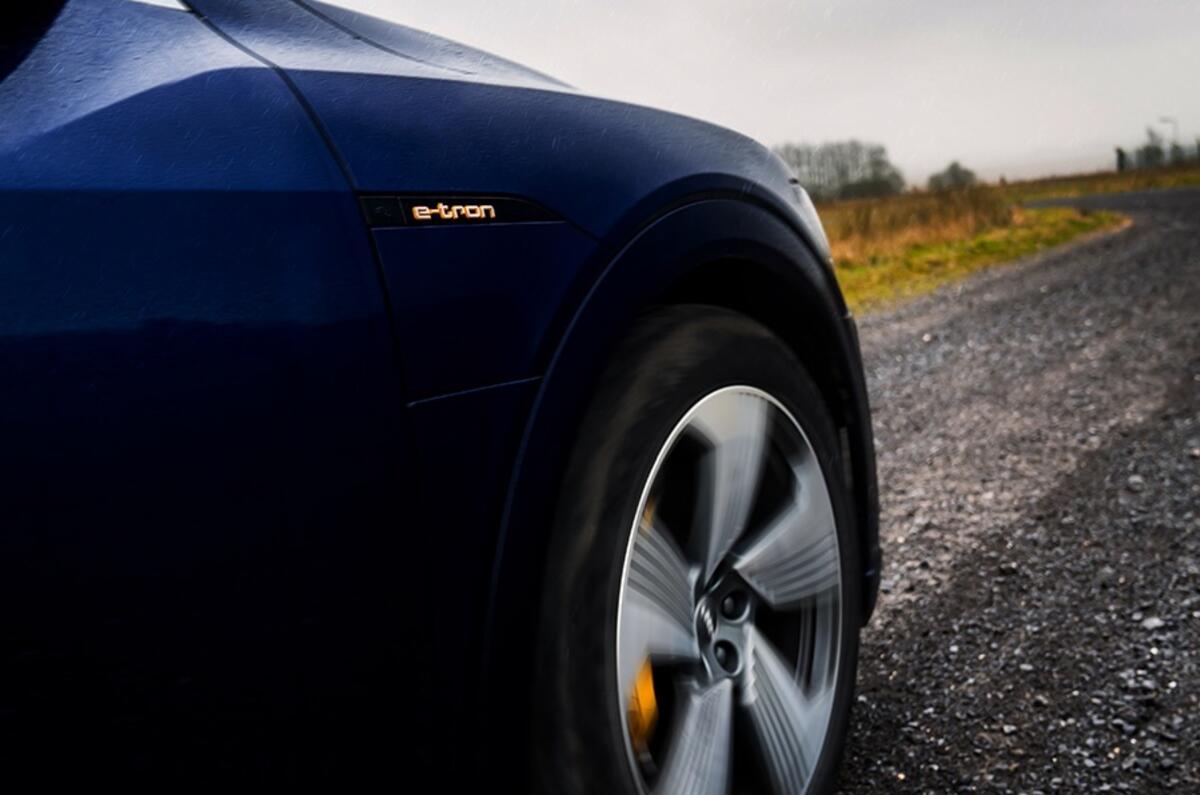 The Audi e-tron Sportback can even head back to its quattro off-road roots The Audi e-tron Sportback can even head back to its quattro off-road roots