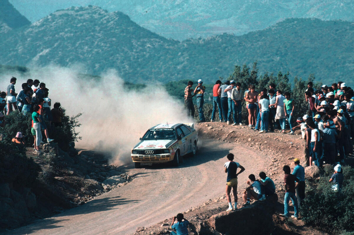 Audi's quattro heritage was born on the stages of the World Rally Championship Audi's quattro heritage was born on the stages of the World Rally Championship
