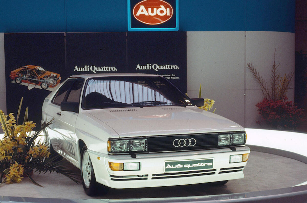 The road-going Audi Quattro – launched in 1980 – changed the game for all-wheel drive The road-going Audi Quattro – launched in 1980 – changed the game for all-wheel drive