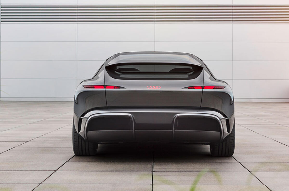 The Audi Grandsphere concept also offers compelling electric performance The Audi Grandsphere concept also offers compelling electric performance