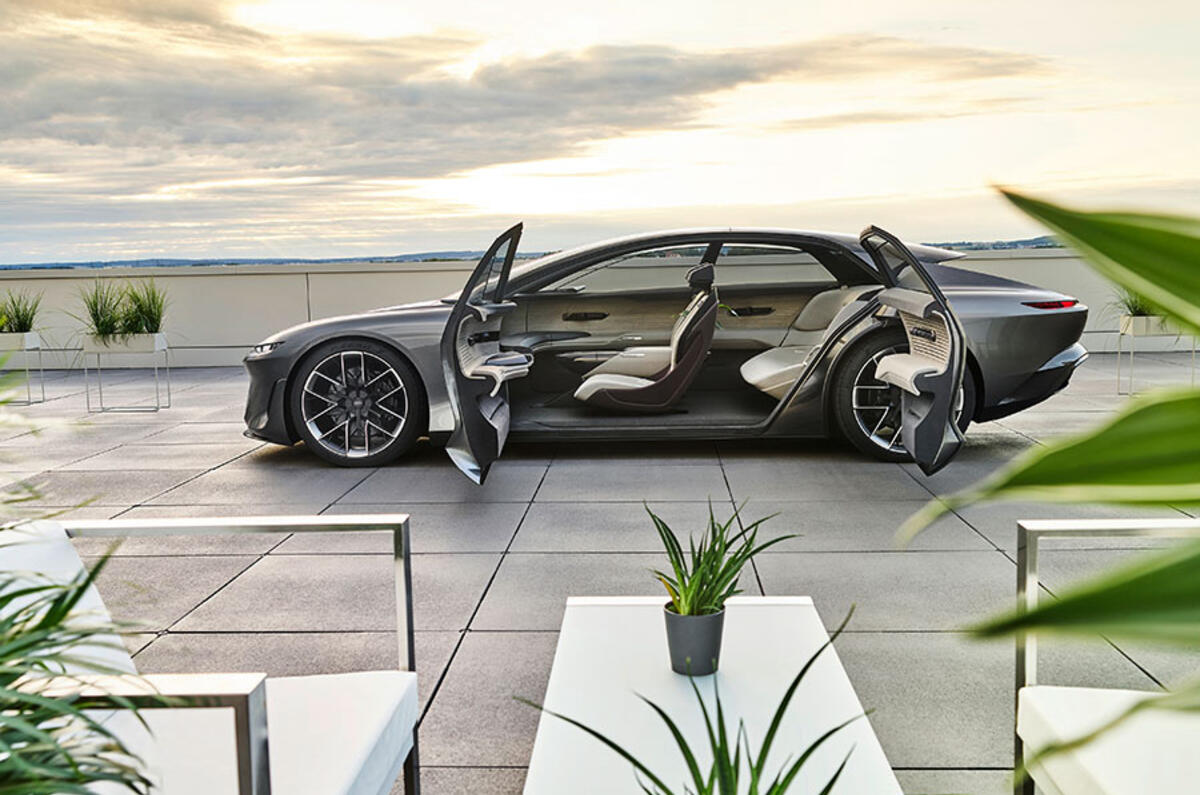 Wide pillarless ‘portal’ doors magically unfurl – a feature called 'priority boarding' Wide pillarless ‘portal’ doors magically unfurl – a feature called 'priority boarding'