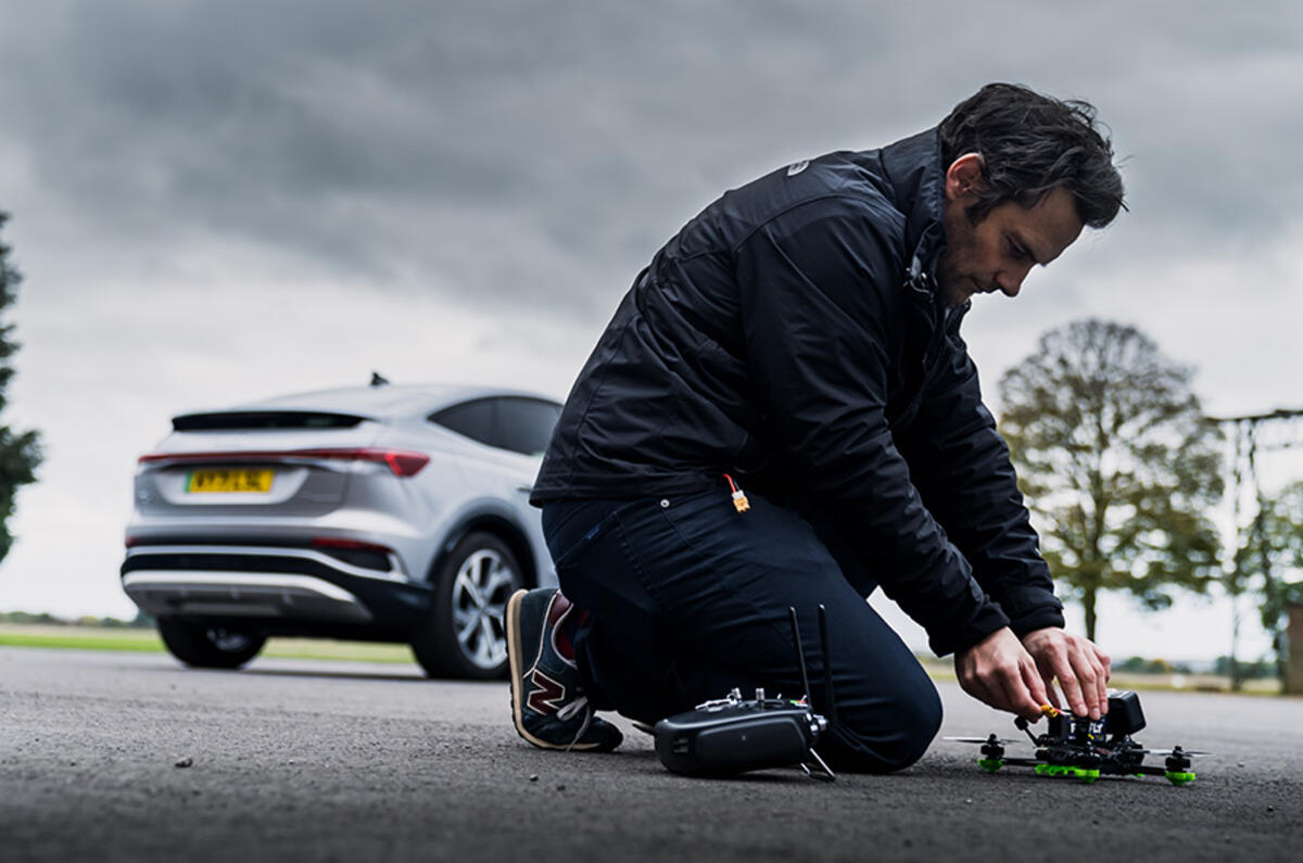 “I’ve always been fascinated by things that fly. Wearing FPV goggles, it’s like you’re in the cockpit" “I’ve always been fascinated by things that fly. Wearing FPV goggles, it’s like you’re in the cockpit"