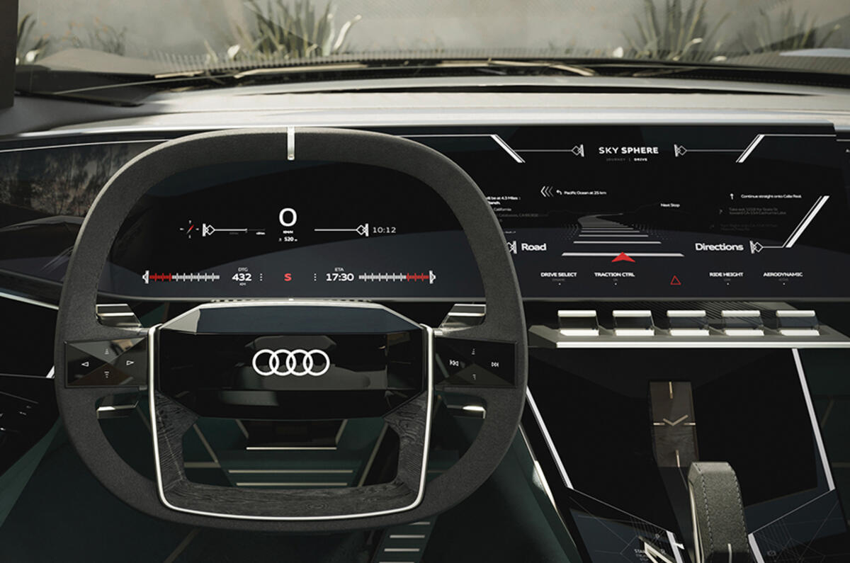 Marc Lichte: “The Audi Skysphere concept is a real sportscar, and an autonomous lounge" Marc Lichte: “The Audi Skysphere concept is a real sportscar, and an autonomous lounge"