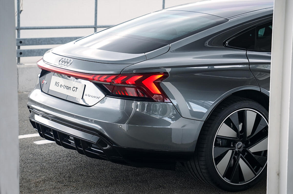 It’s all about aero: a slippery drag coefficient of 0.24 and a limited top speed of 155mph It’s all about aero: a slippery drag coefficient of 0.24 and a limited top speed of 155mph