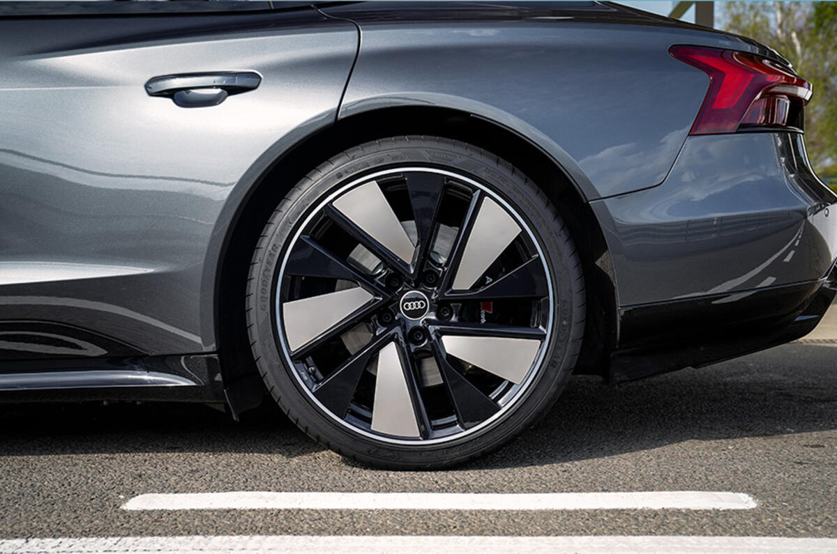 Grippy all-electric quattro and launch control delivers 0-62mph in 3.3 seconds Grippy all-electric quattro and launch control delivers 0-62mph in 3.3 seconds