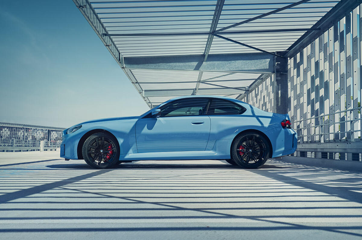 The new BMW M2 boasts a wheelbase 54mm longer than its predecessor for more assured handling