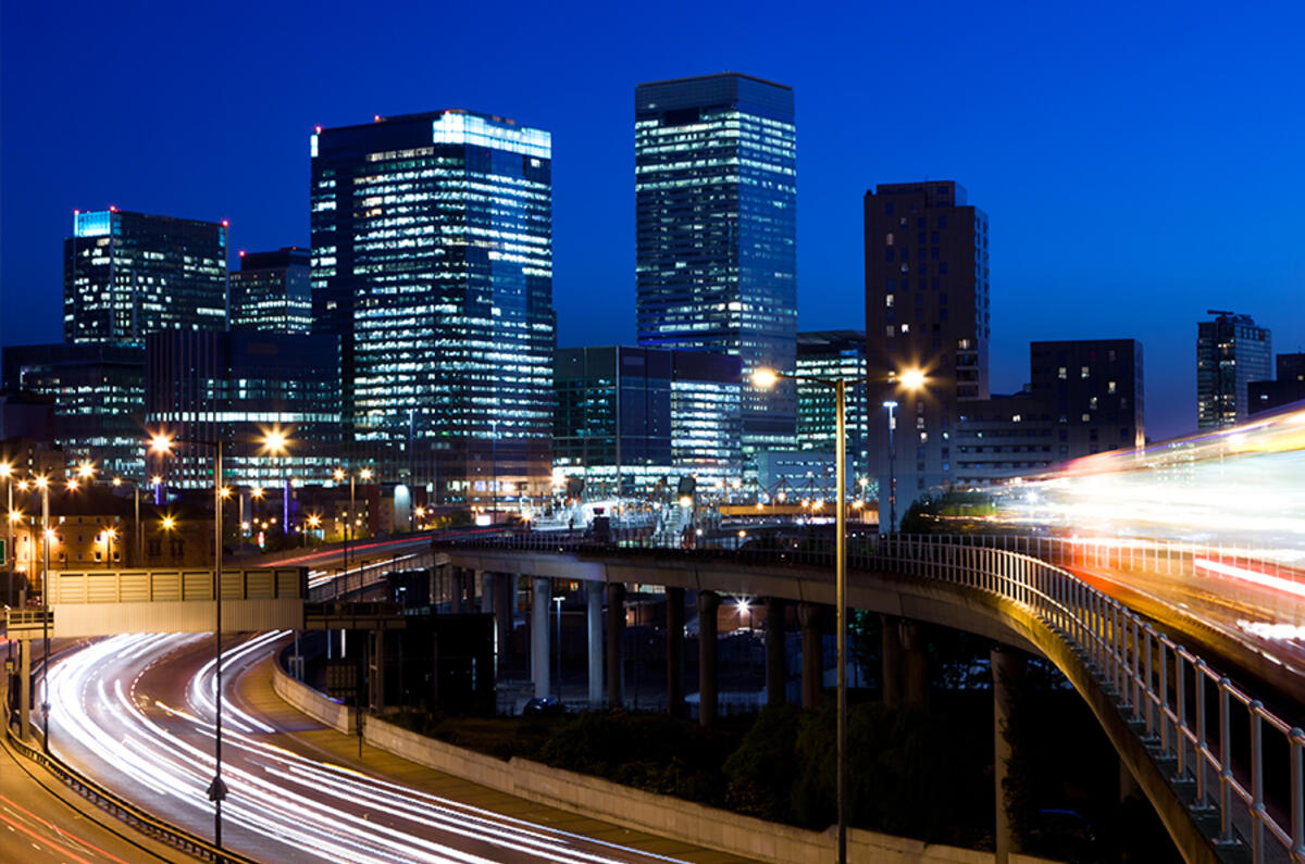 The BMW M4 Competition Convertible lets you gaze in awe at Canary Wharf's skyline