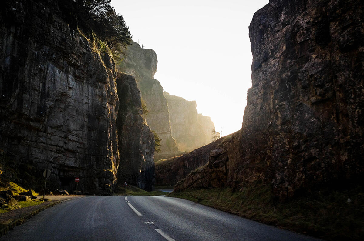 Enjoy the BMW M4's straight-six orchestra; the exhaust echoing off Cheddar Gorge's cliffs