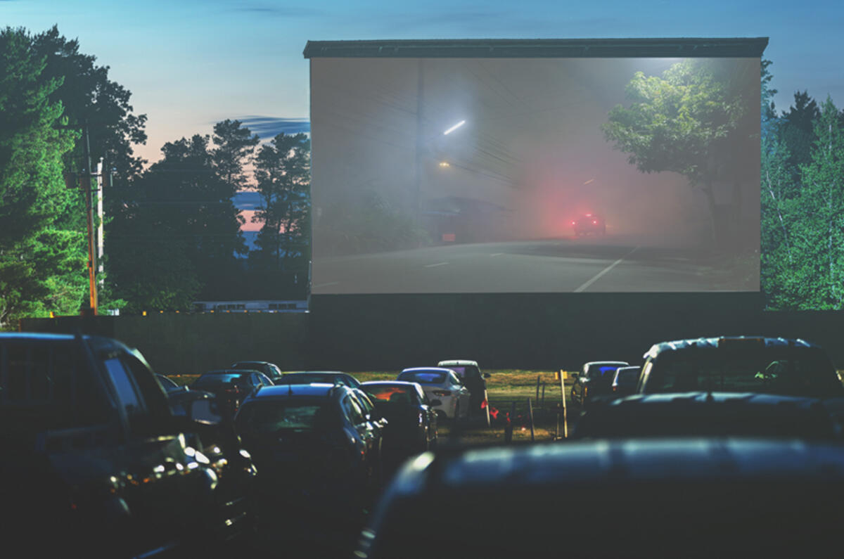 Open air drive-in cinemas seem almost perfectly designed for convertibles